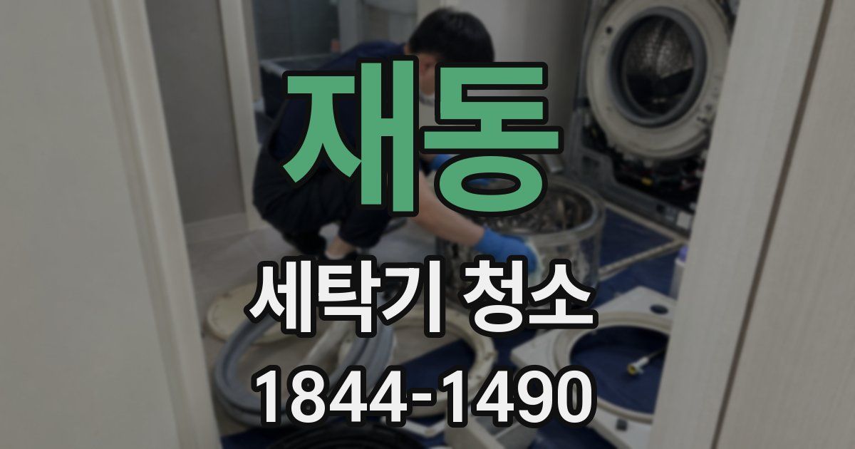 재동 세탁기 청소