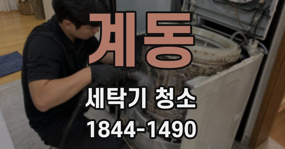 계동 세탁기 청소