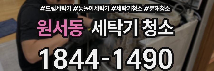 원서동 세탁기 청소