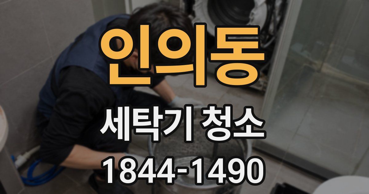 인의동 세탁기 청소