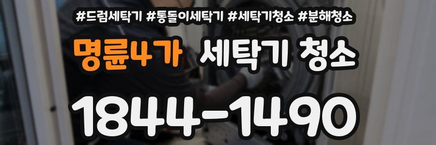 명륜4가 세탁기 청소