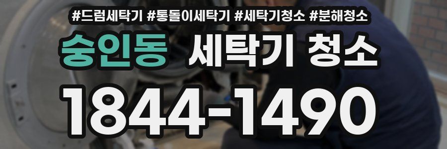 숭인동 세탁기 청소