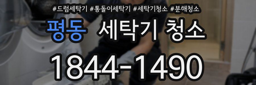 평동 세탁기 청소