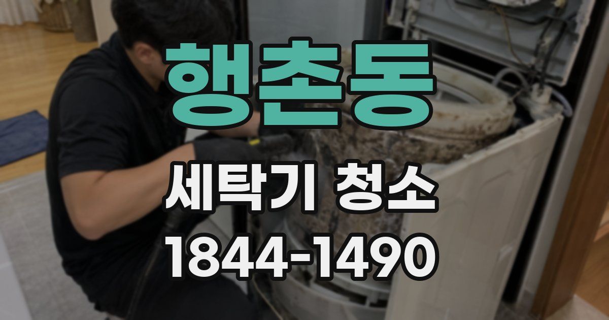 행촌동 세탁기 청소