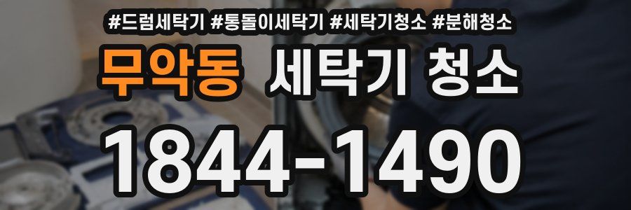 무악동 세탁기 청소