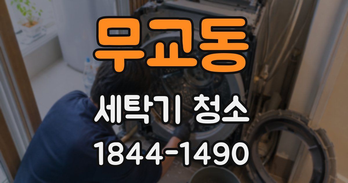 무교동 세탁기 청소