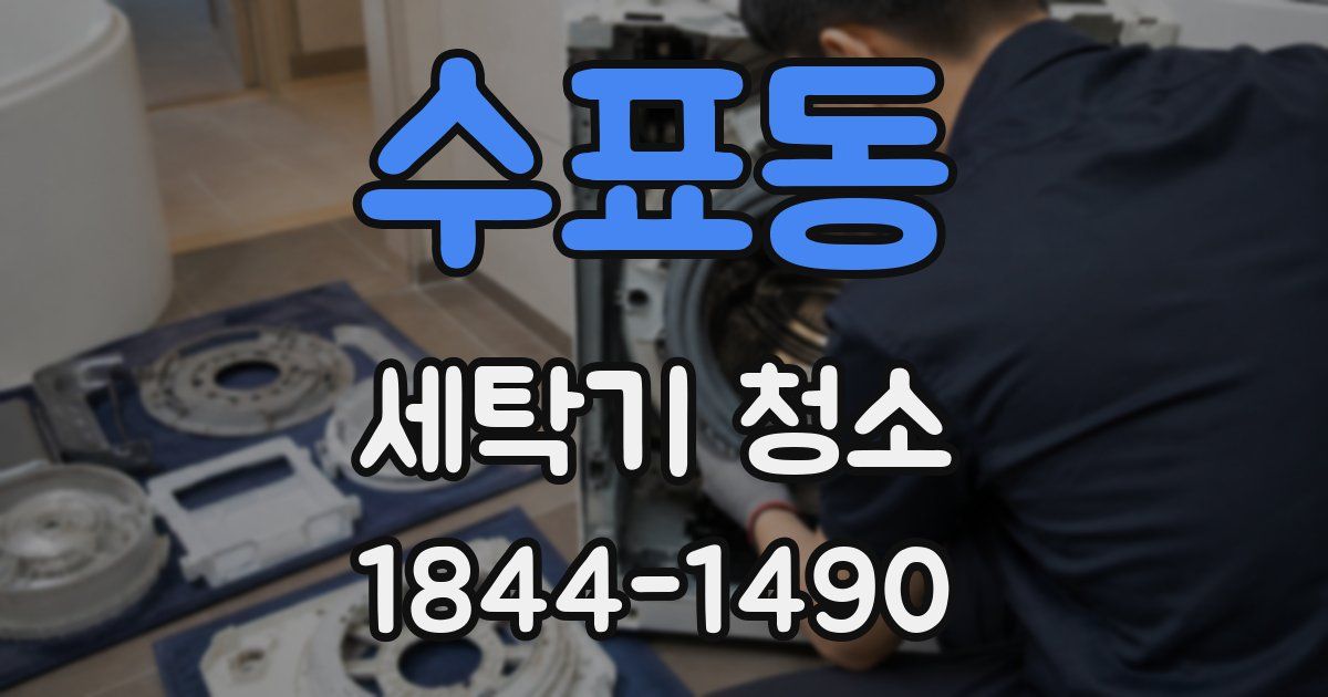 수표동 세탁기 청소