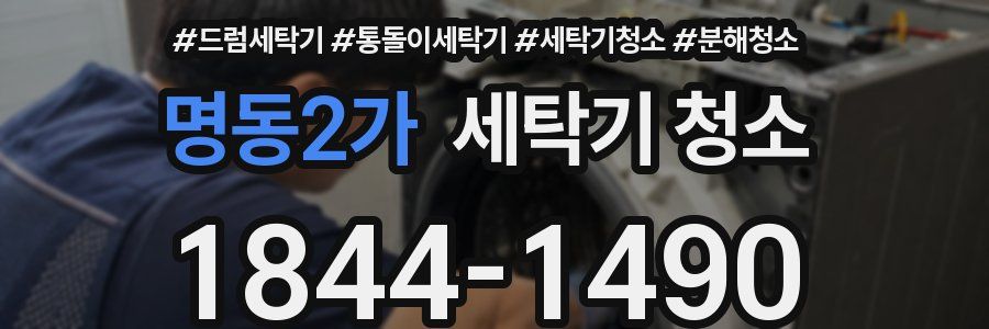 명동2가 세탁기 청소