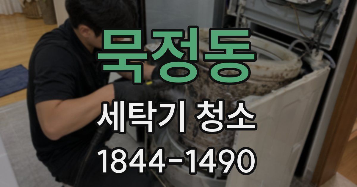 묵정동 세탁기 청소