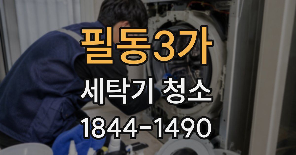 필동3가 세탁기 청소