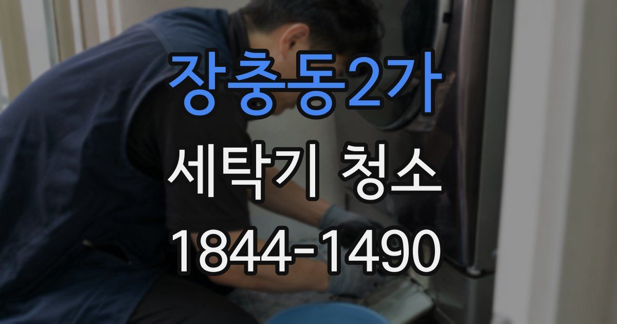 장충동2가 세탁기 청소
