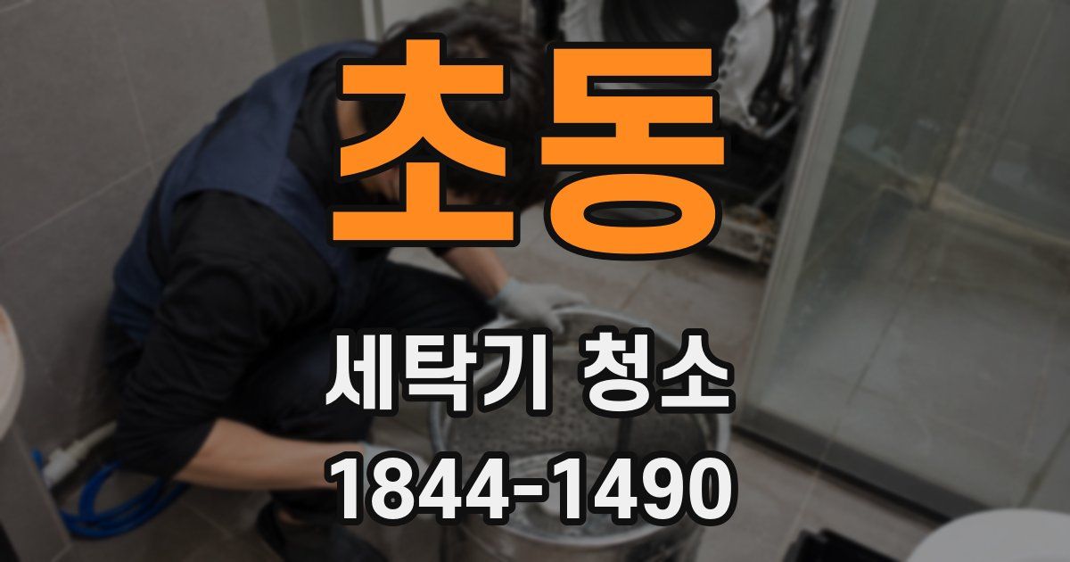 초동 세탁기 청소