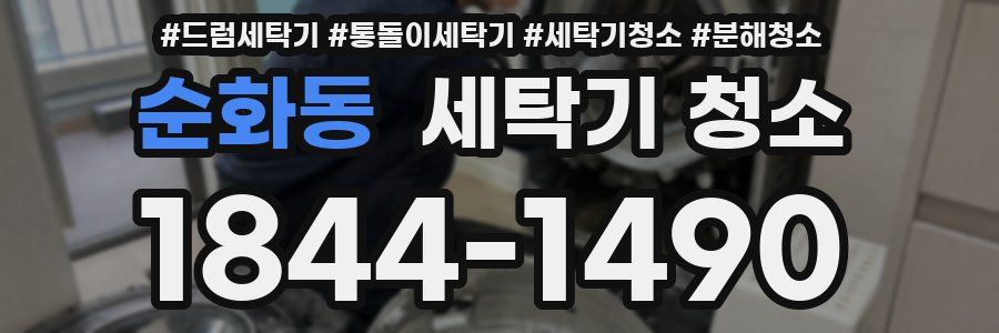 순화동 세탁기 청소