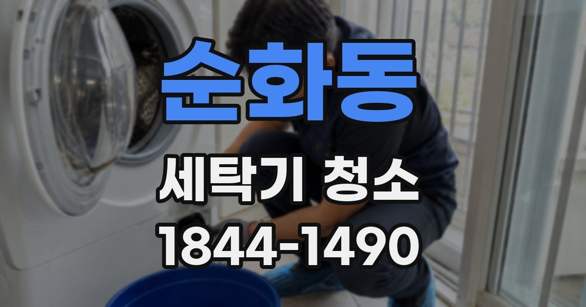 순화동 세탁기 청소