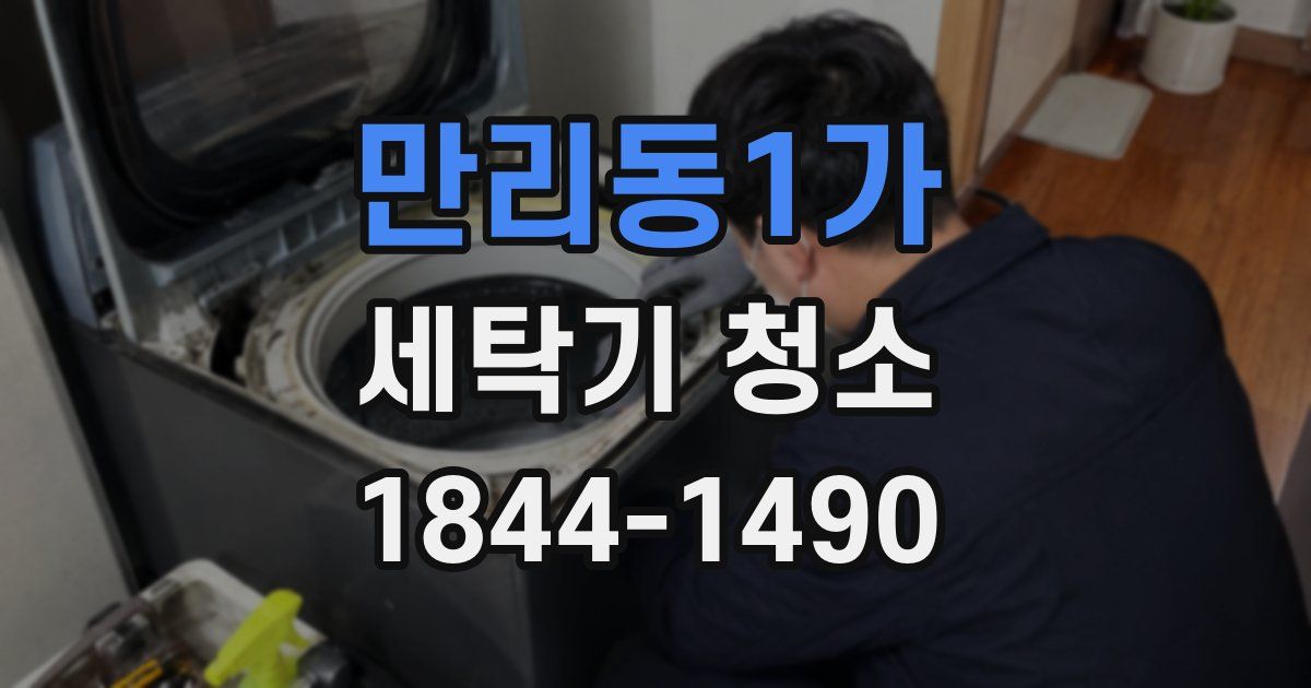 만리동1가 세탁기 청소