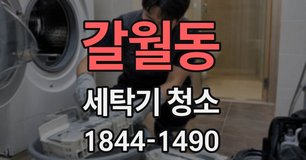 갈월동 세탁기 청소