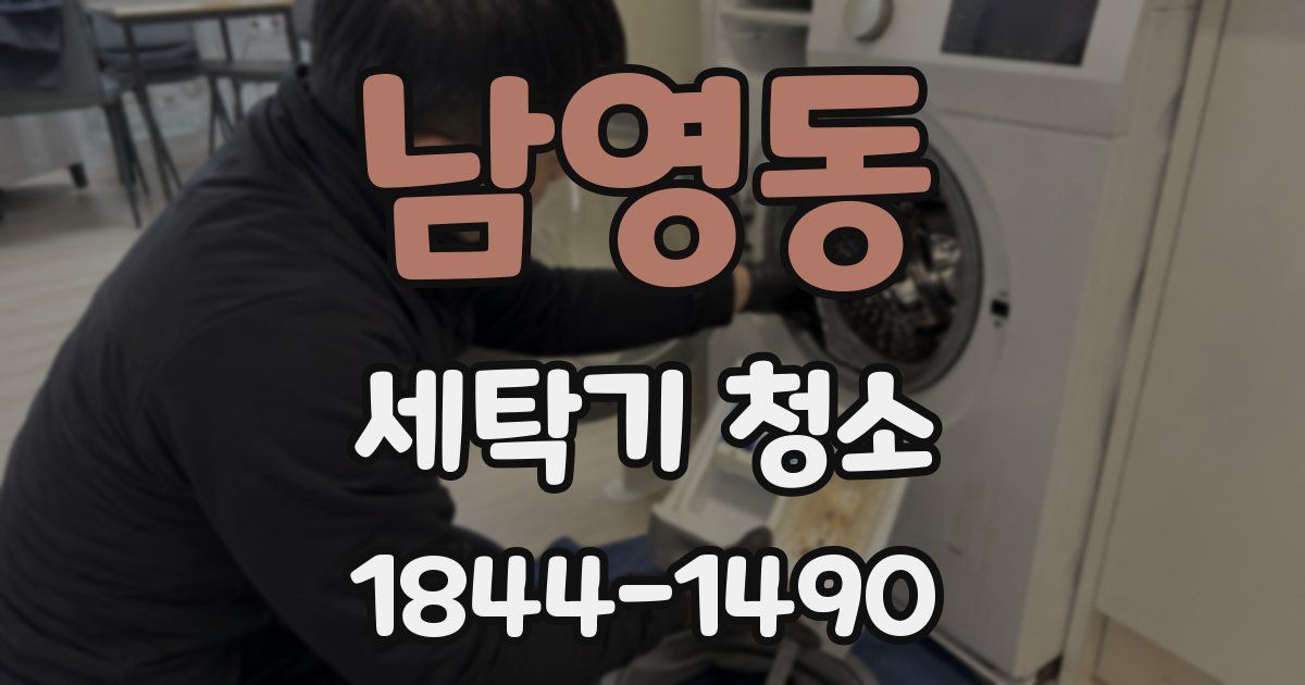 남영동 세탁기 청소