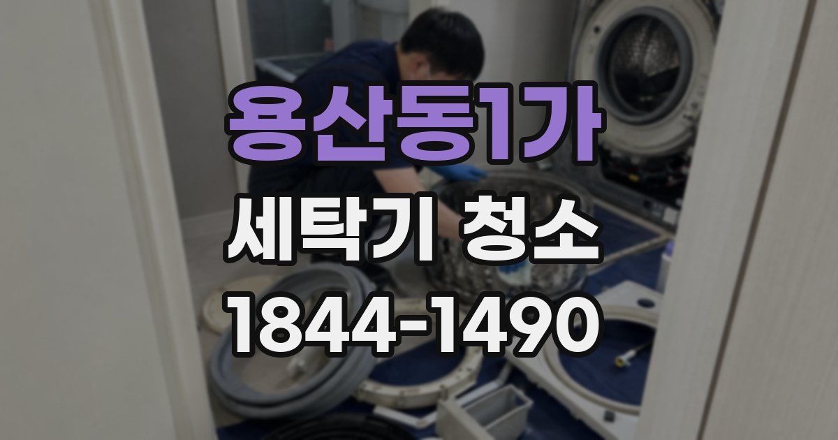 용산동1가 세탁기 청소