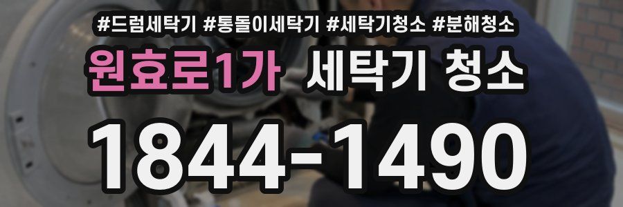 원효로1가 세탁기 청소