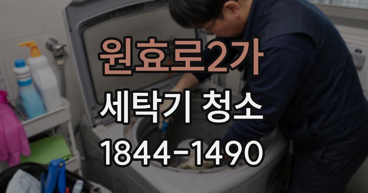 원효로2가 세탁기 청소
