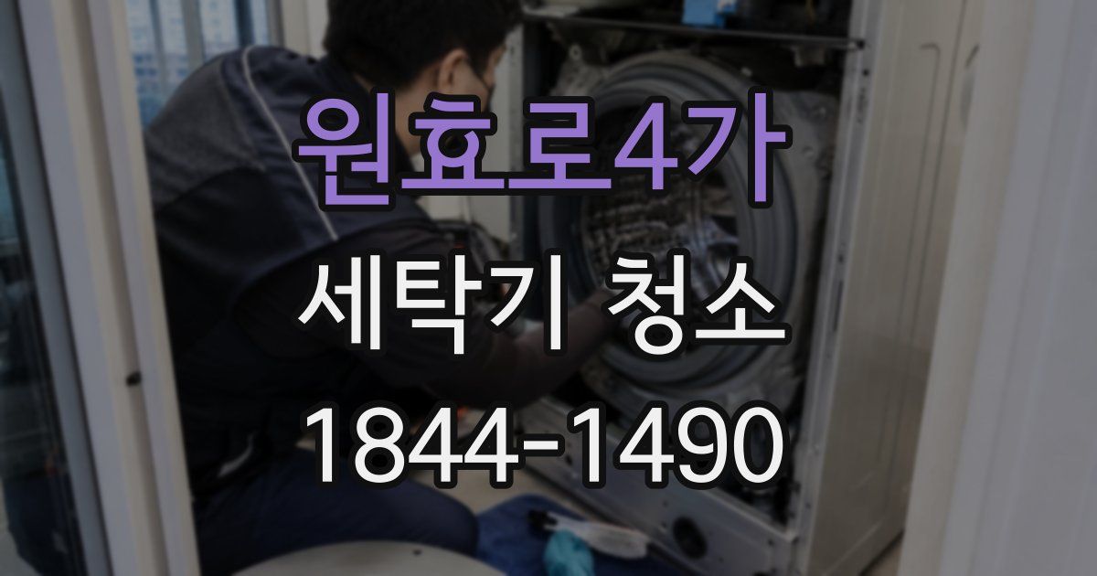 원효로4가 세탁기 청소
