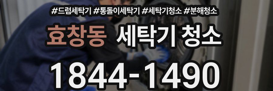 효창동 세탁기 청소