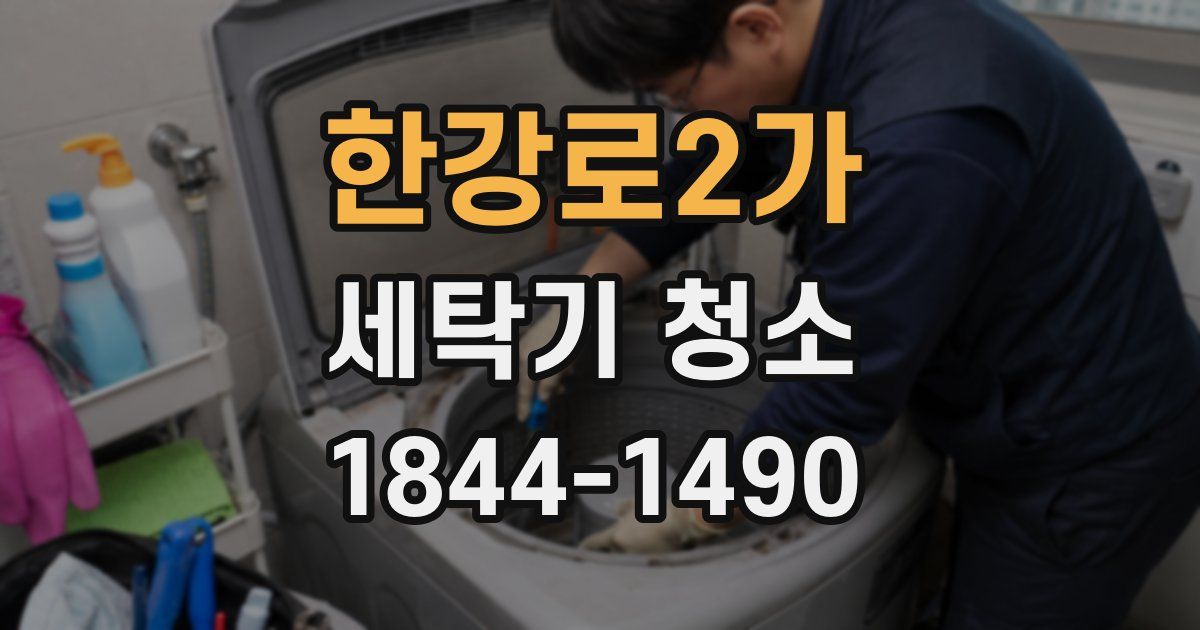 한강로2가 세탁기 청소