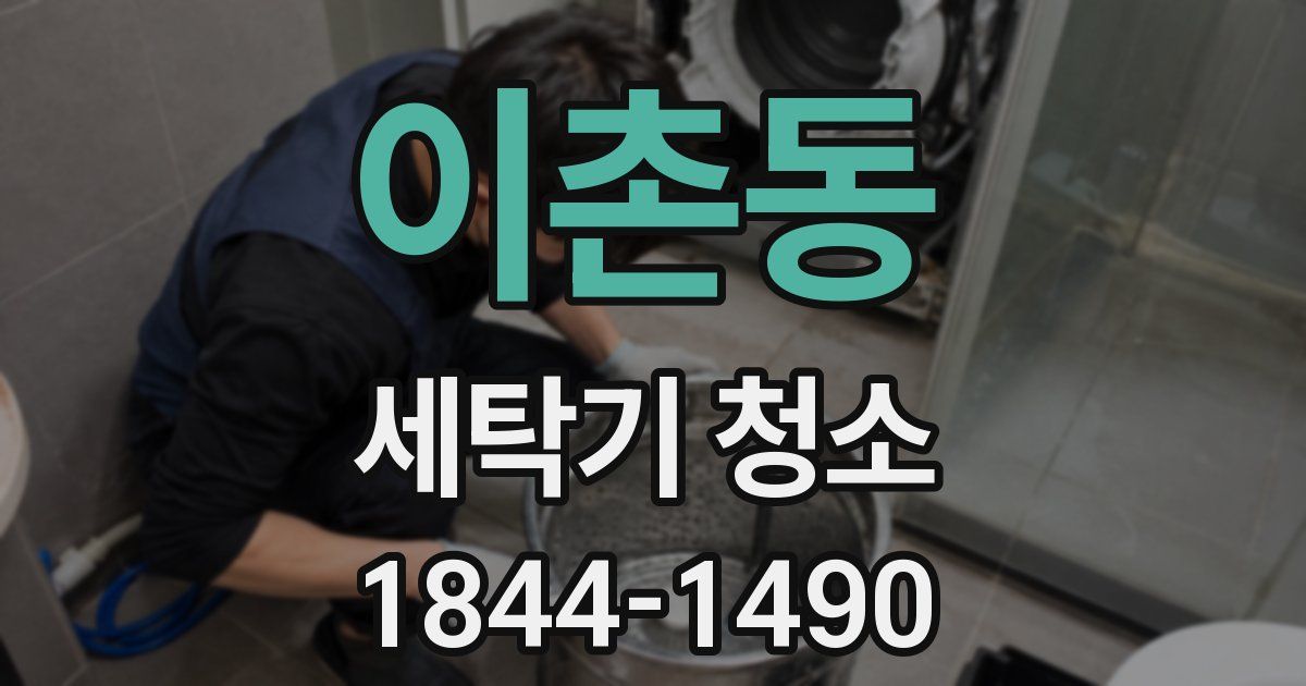 이촌동 세탁기 청소