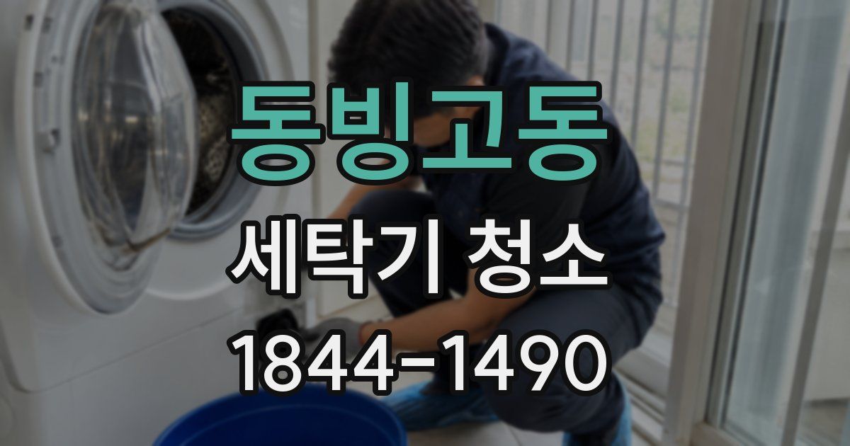 동빙고동 세탁기 청소
