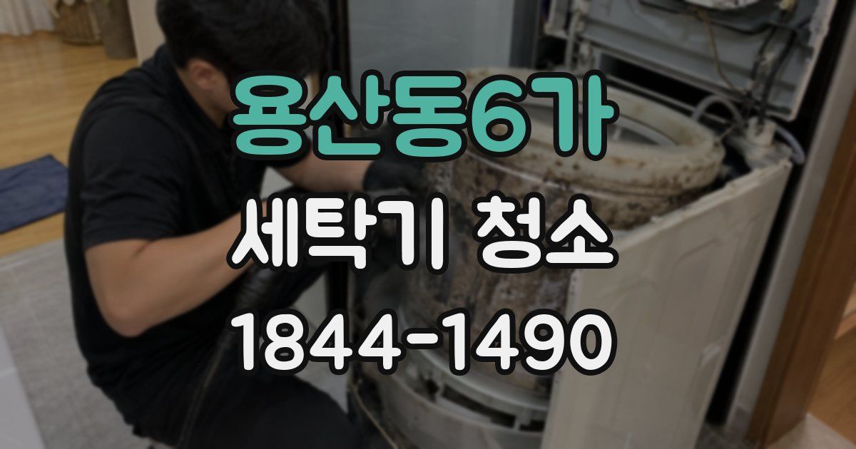 용산동6가 세탁기 청소