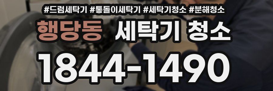 행당동 세탁기 청소