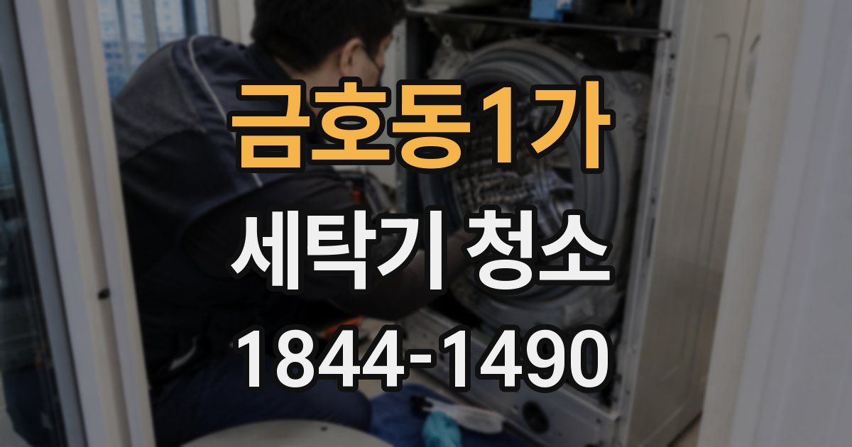 금호동1가 세탁기 청소