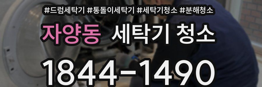 자양동 세탁기 청소