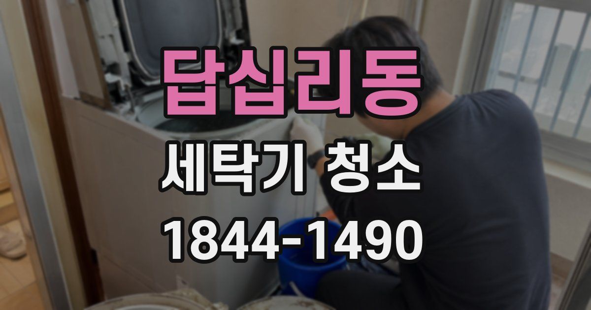 답십리동 세탁기 청소