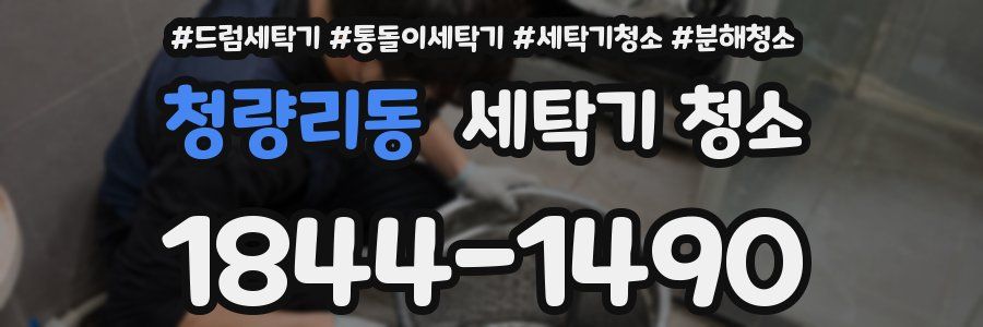 청량리동 세탁기 청소