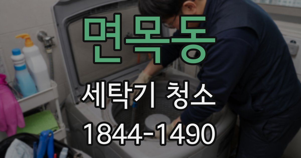면목동 세탁기 청소