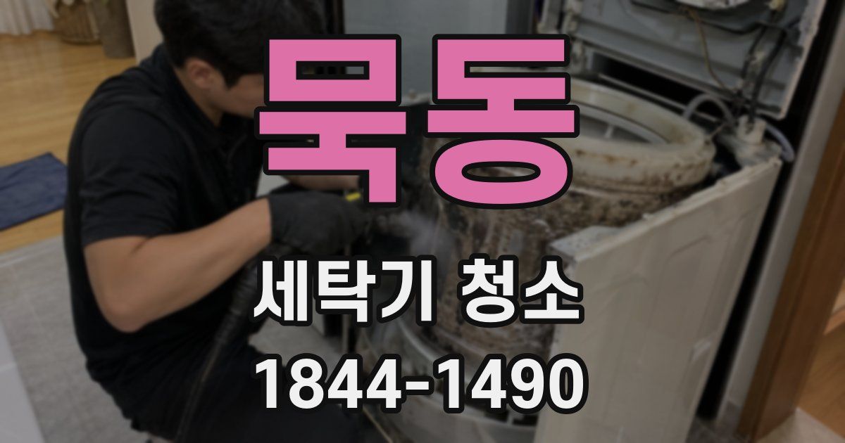 묵동 세탁기 청소