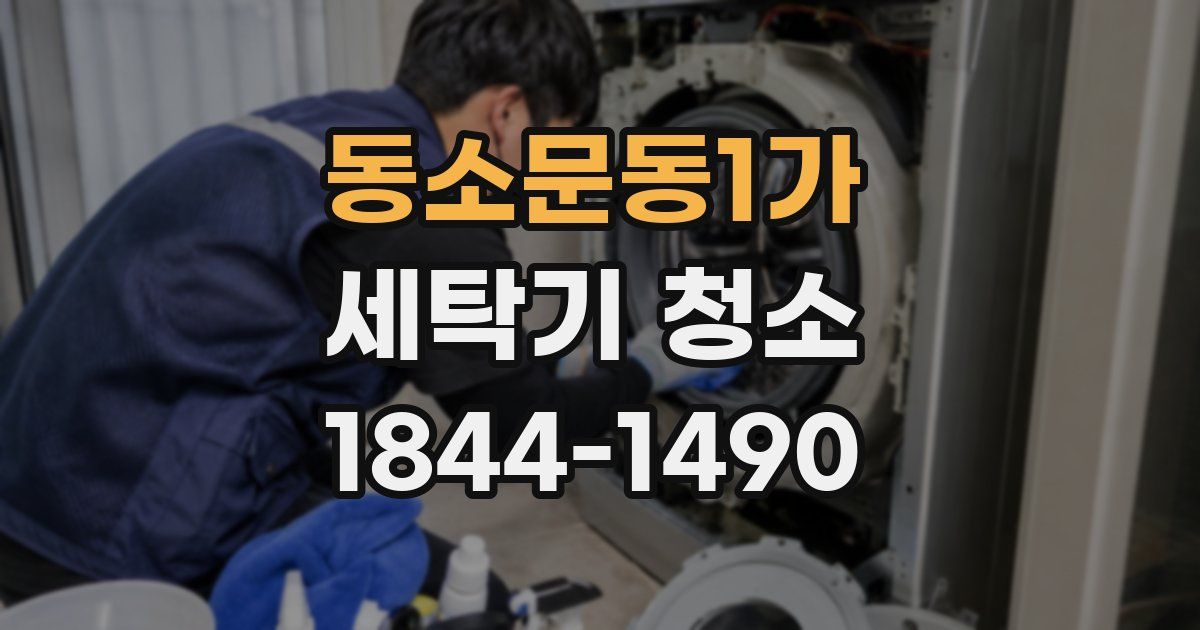 동소문동1가 세탁기 청소