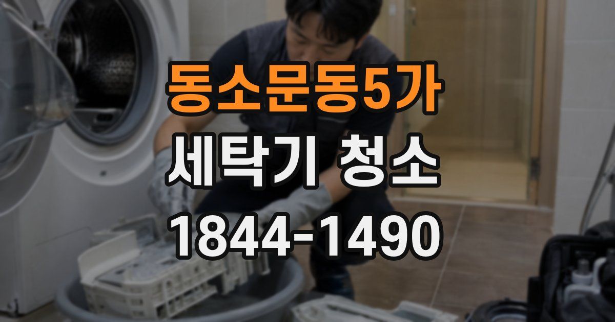동소문동5가 세탁기 청소