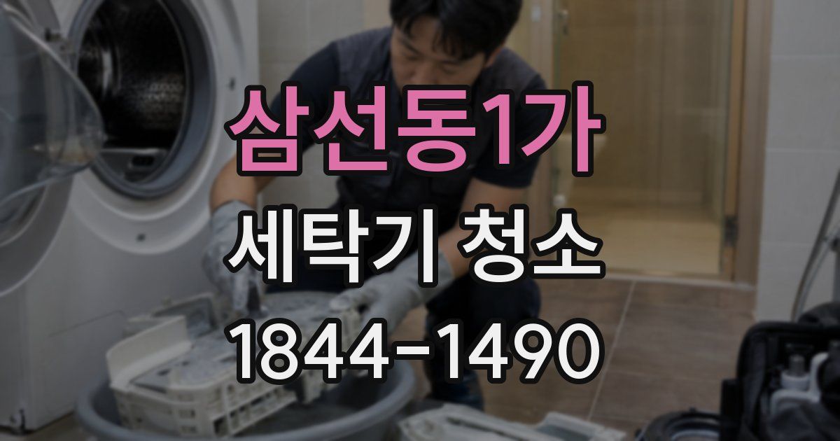 삼선동1가 세탁기 청소