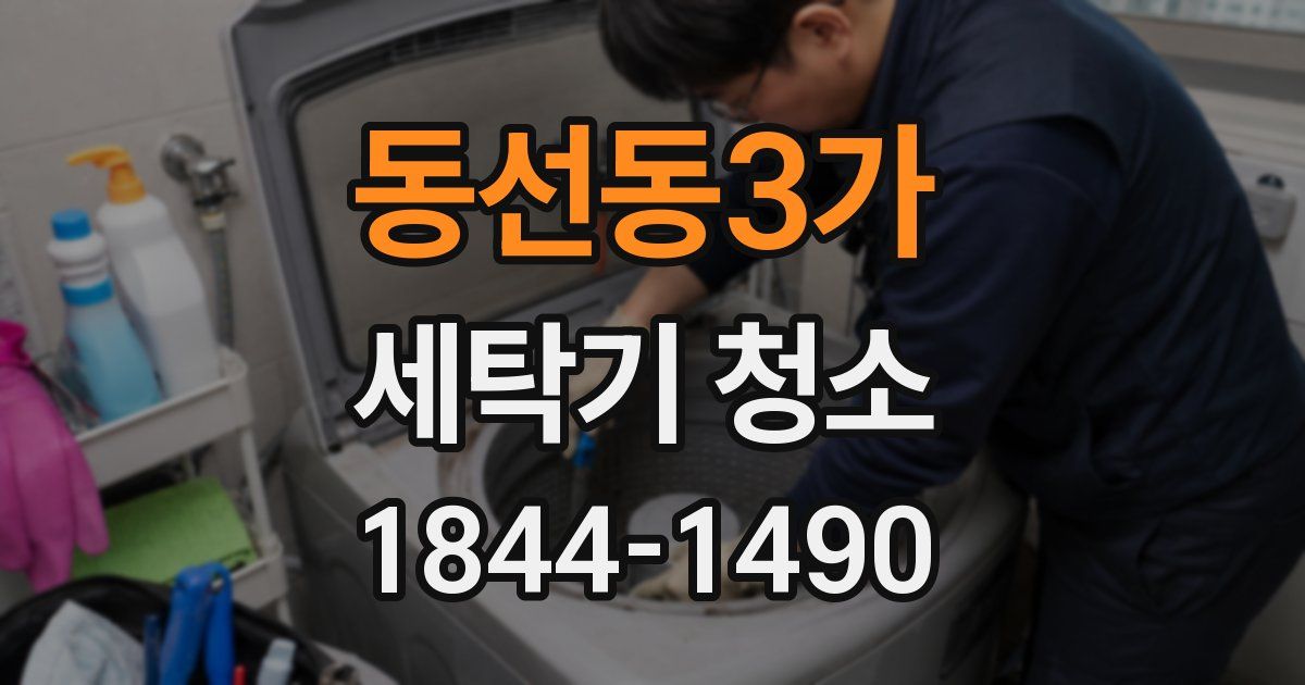 동선동3가 세탁기 청소