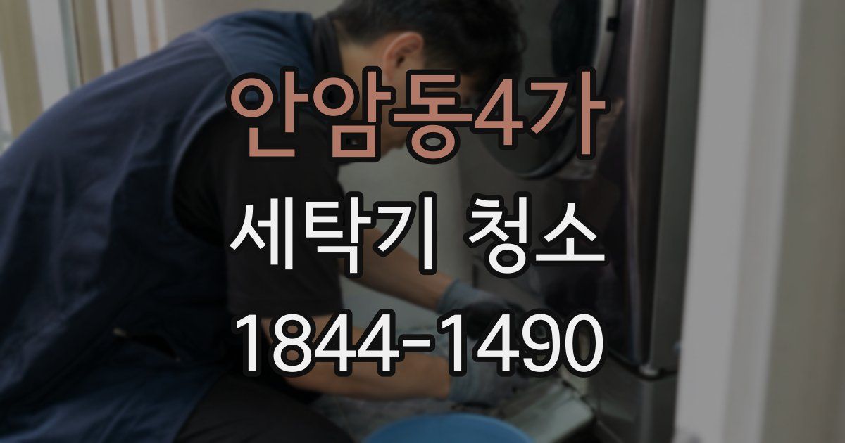 안암동4가 세탁기 청소