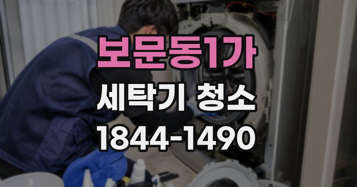 보문동1가 세탁기 청소
