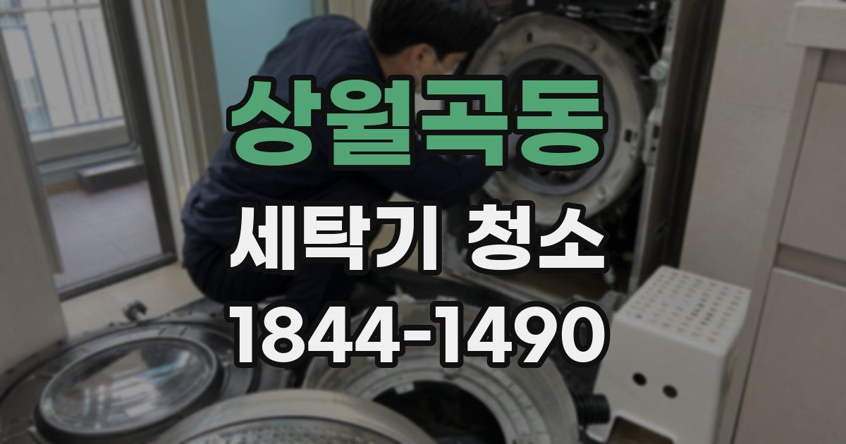 상월곡동 세탁기 청소