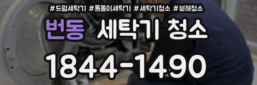 번동 세탁기 청소