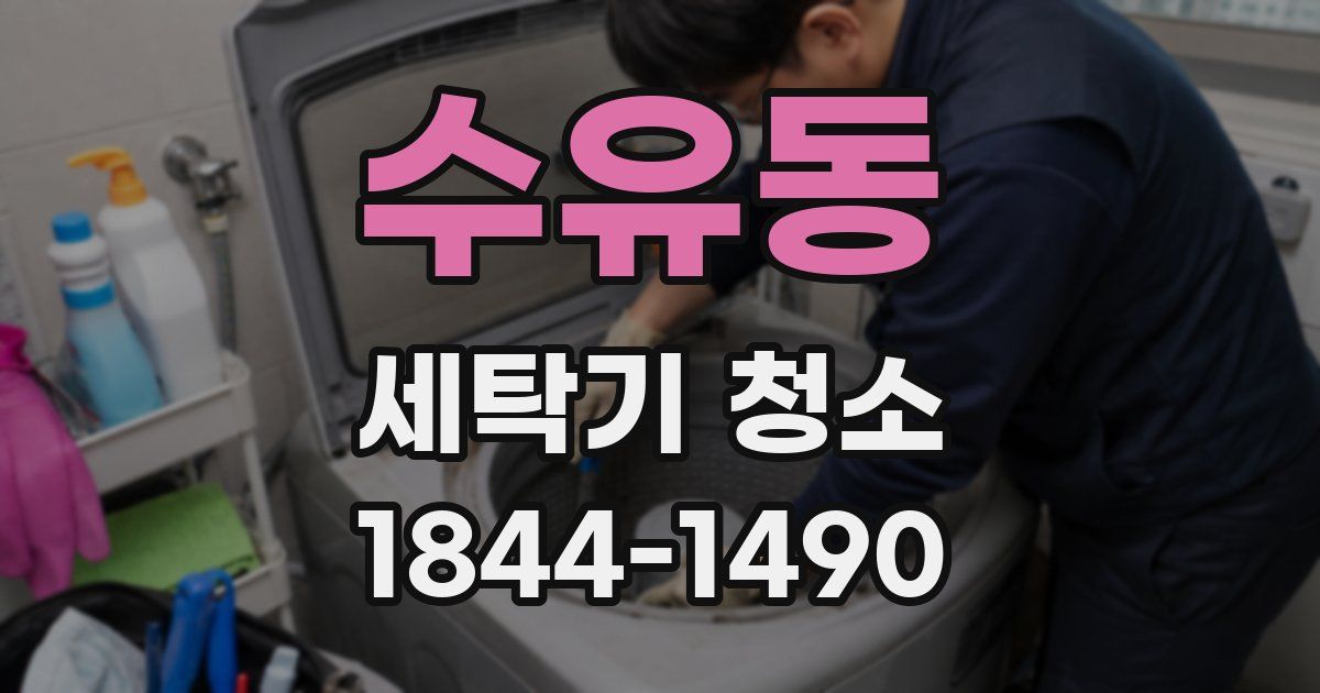 수유동 세탁기 청소