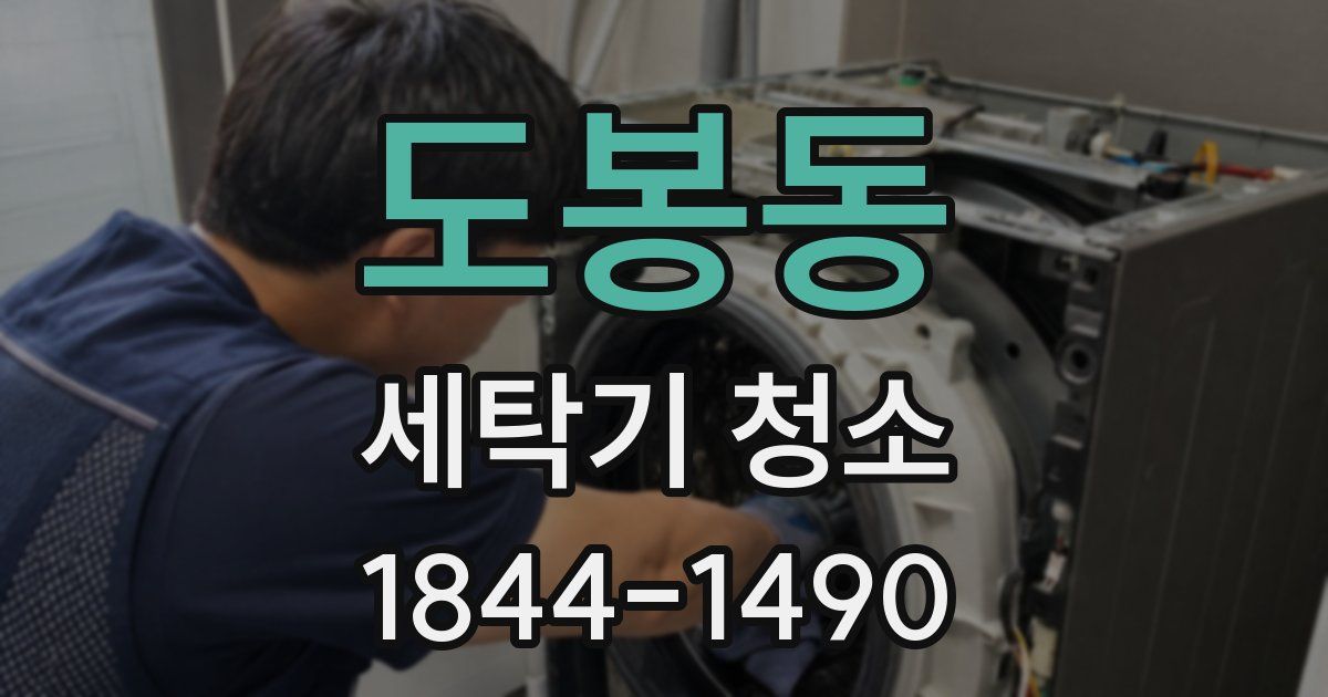 도봉동 세탁기 청소