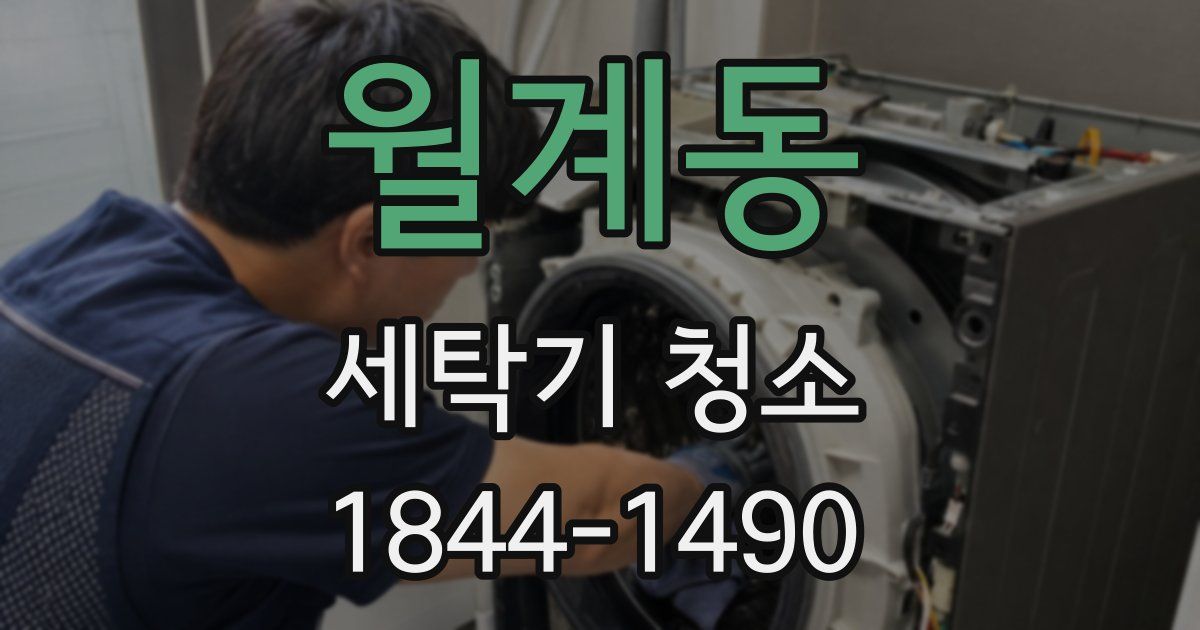 월계동 세탁기 청소