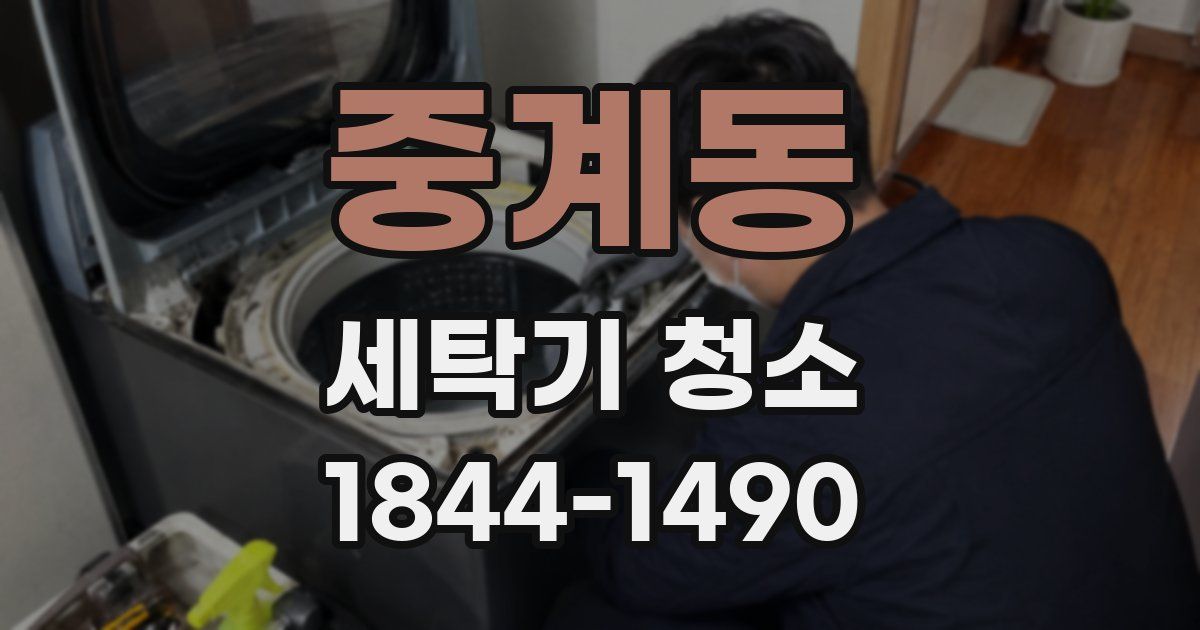 중계동 세탁기 청소