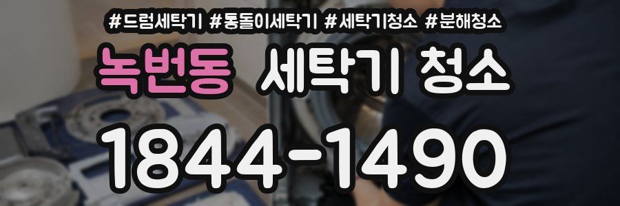 녹번동 세탁기 청소